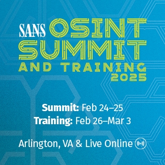 OSINT Summit 2025