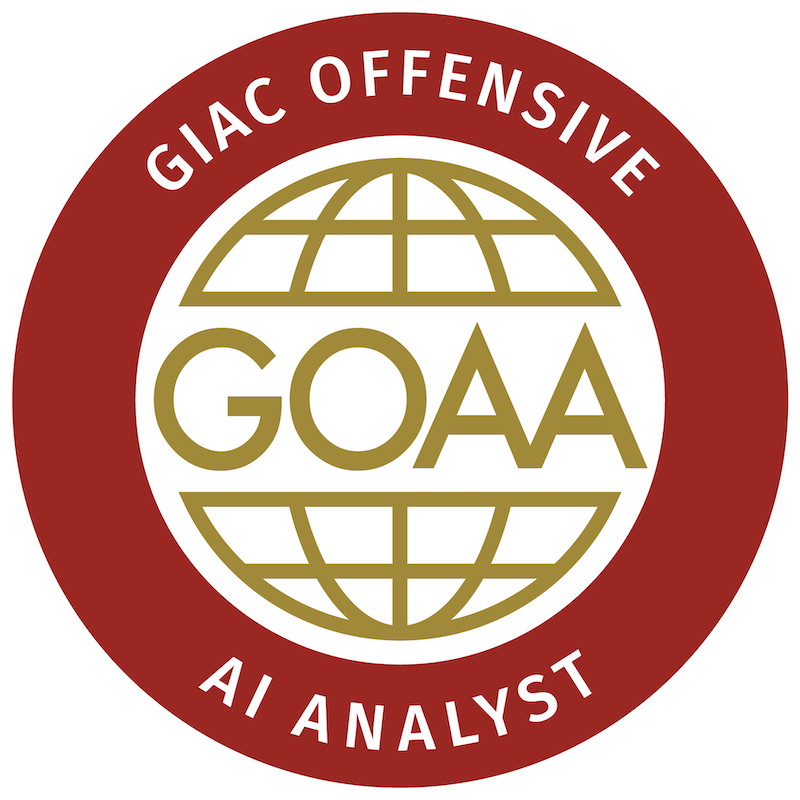 GIAC Offensive AI Analyst (GOAA) icon