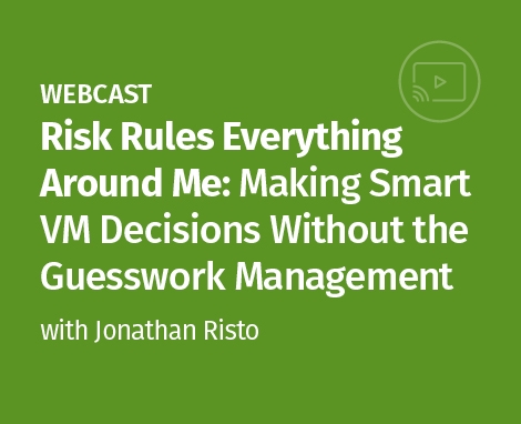 Webcast - Risk Rules Everything Around Me