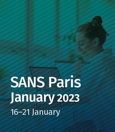 SANS Paris January 2023