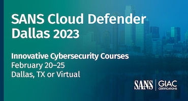 SANS Cloud Defender Dallas 2023