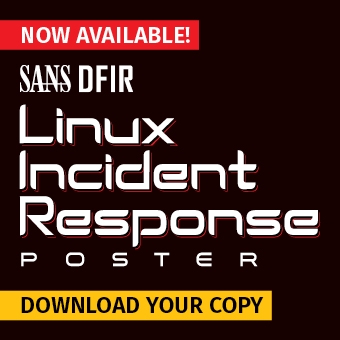 Linux Incident Response Poster