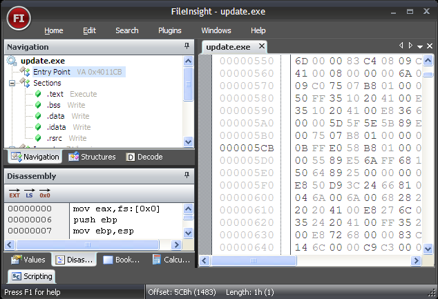 linux binary editor command line