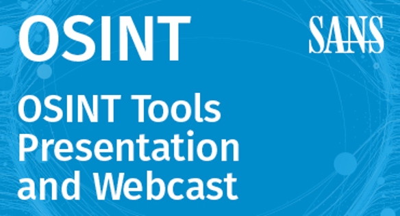 OSINT Tools Webcast