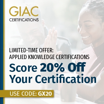 Score 20% Off Your Certification