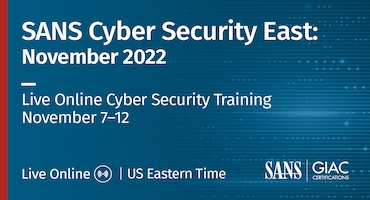 Cyber Security East November 2022