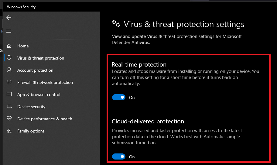 microsoft malware protection