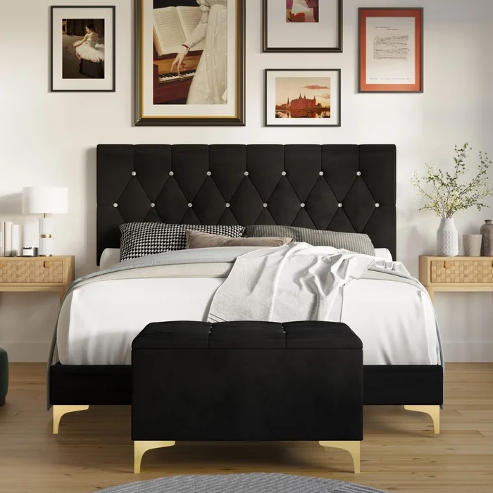Queen Bed & Storage Bench $220 Shipped at Brad's Deals