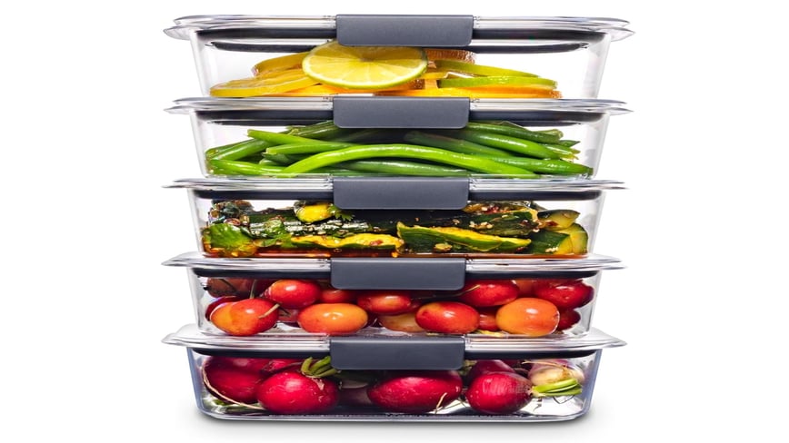 Rubbermaid Brilliance Meal Prep Set $25