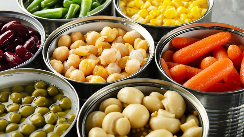 generic canned vegetables