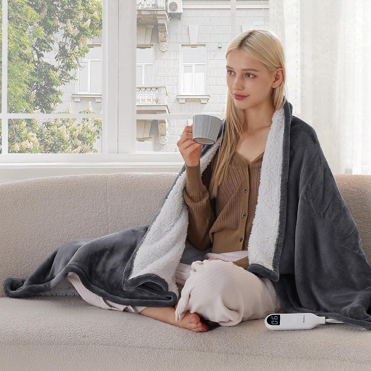 Bedsure Heated Throw 32 Shipped