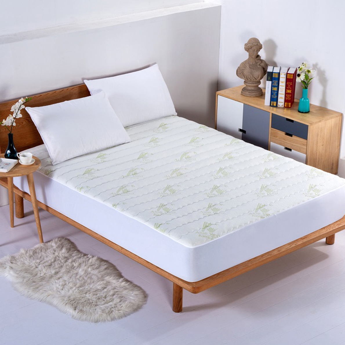 Queen Bamboo Mattress Pad 26 Shipped