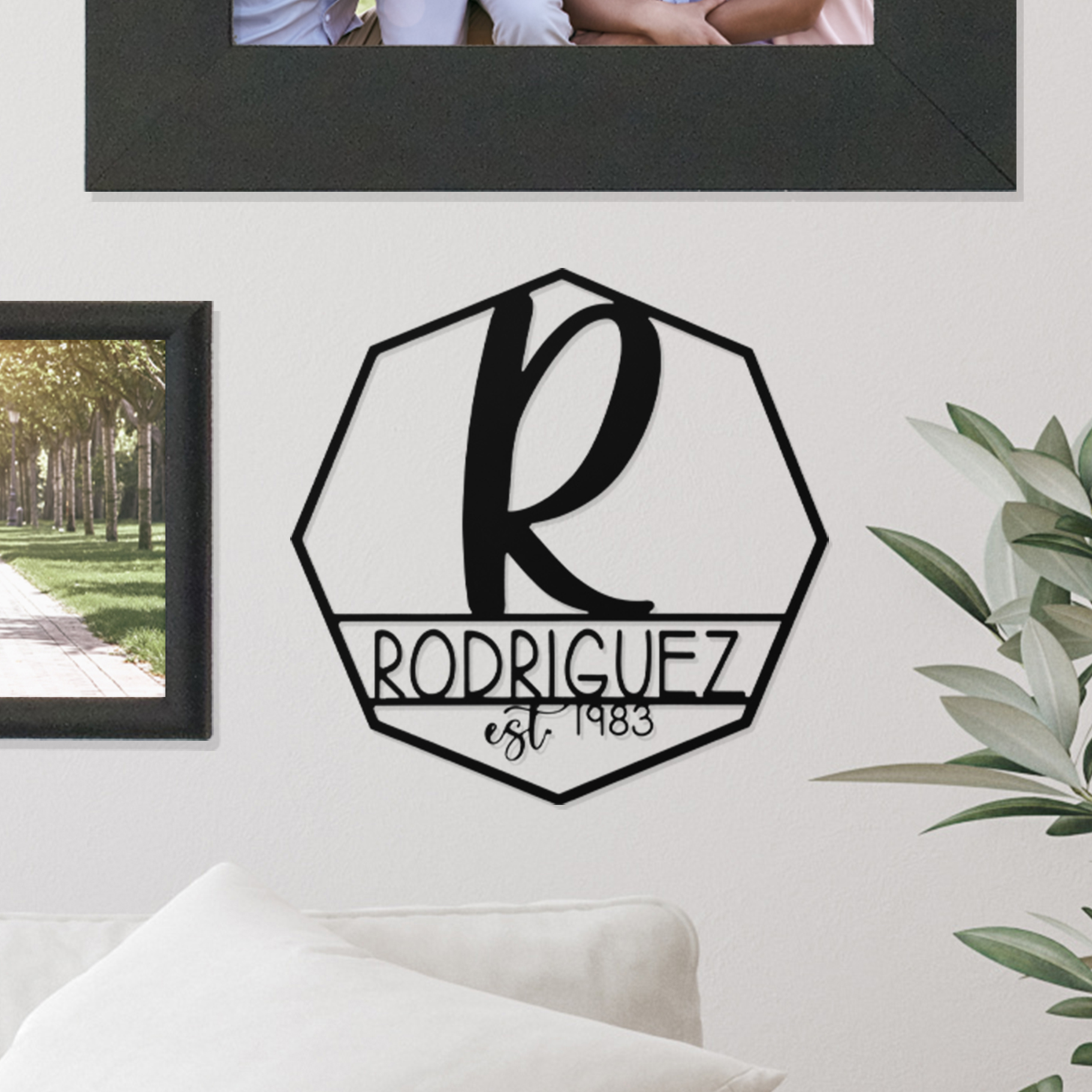 Custom Name & Year Sign $30 at Brad's Deals