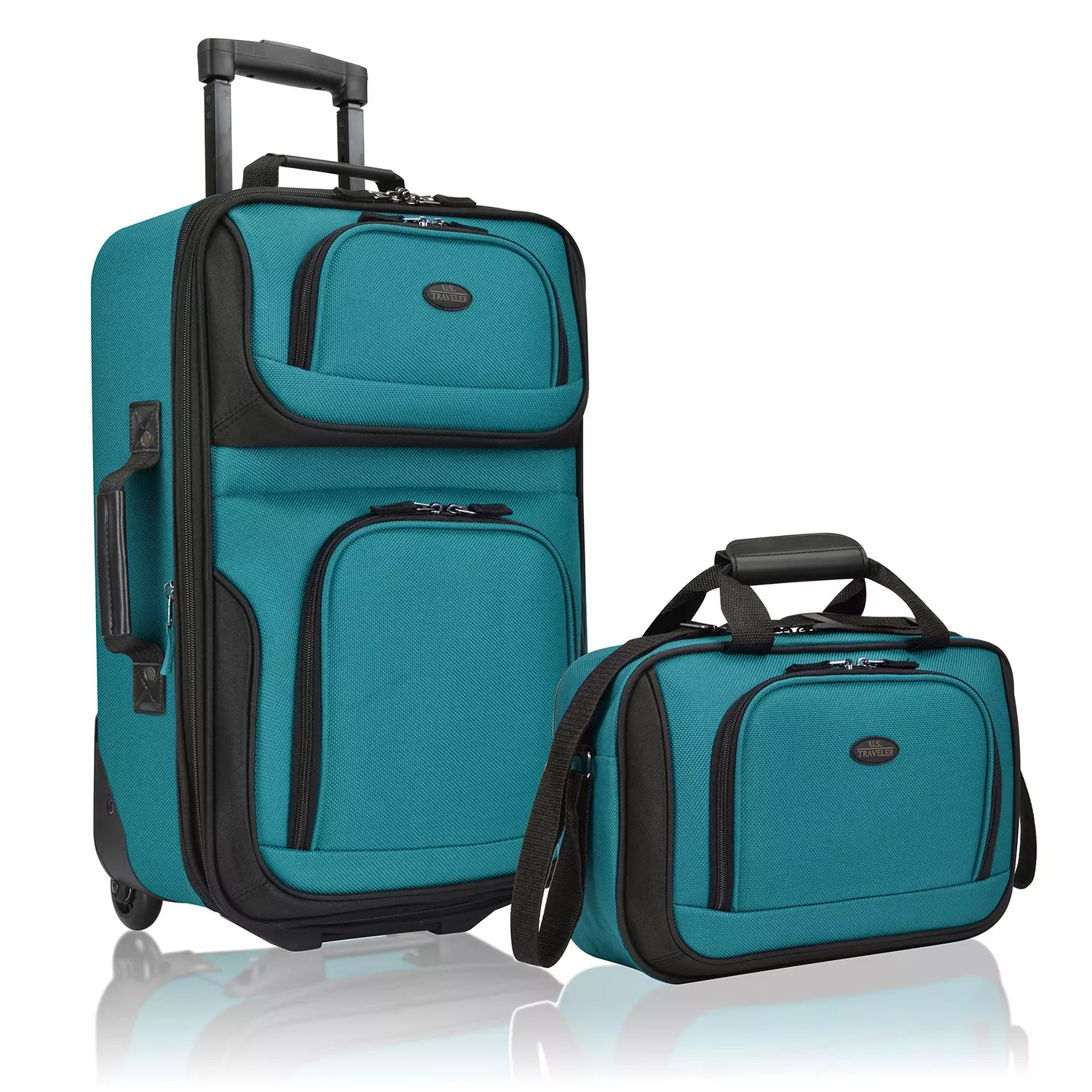 2pc Expandable Wheeled Luggage Set $35 at Brad's Deals