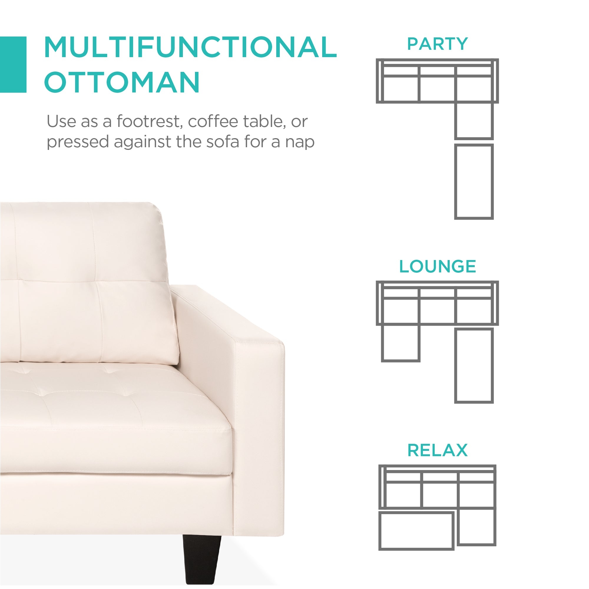 Custom Sofa with Ottoman 500 Shipped