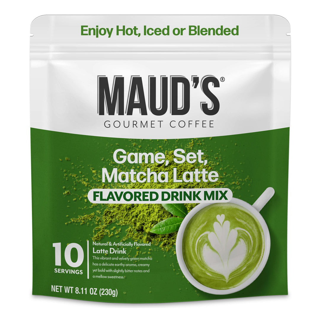 10ct Maud's Matcha Tea Latte Pouches $10 at Brad's Deals