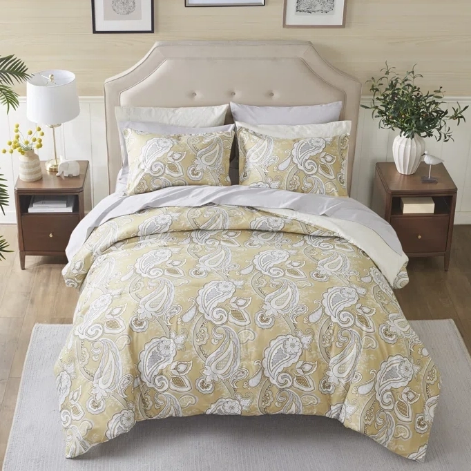 9pc Paisley KingSize Comforter Set 35 at Brad's Deals