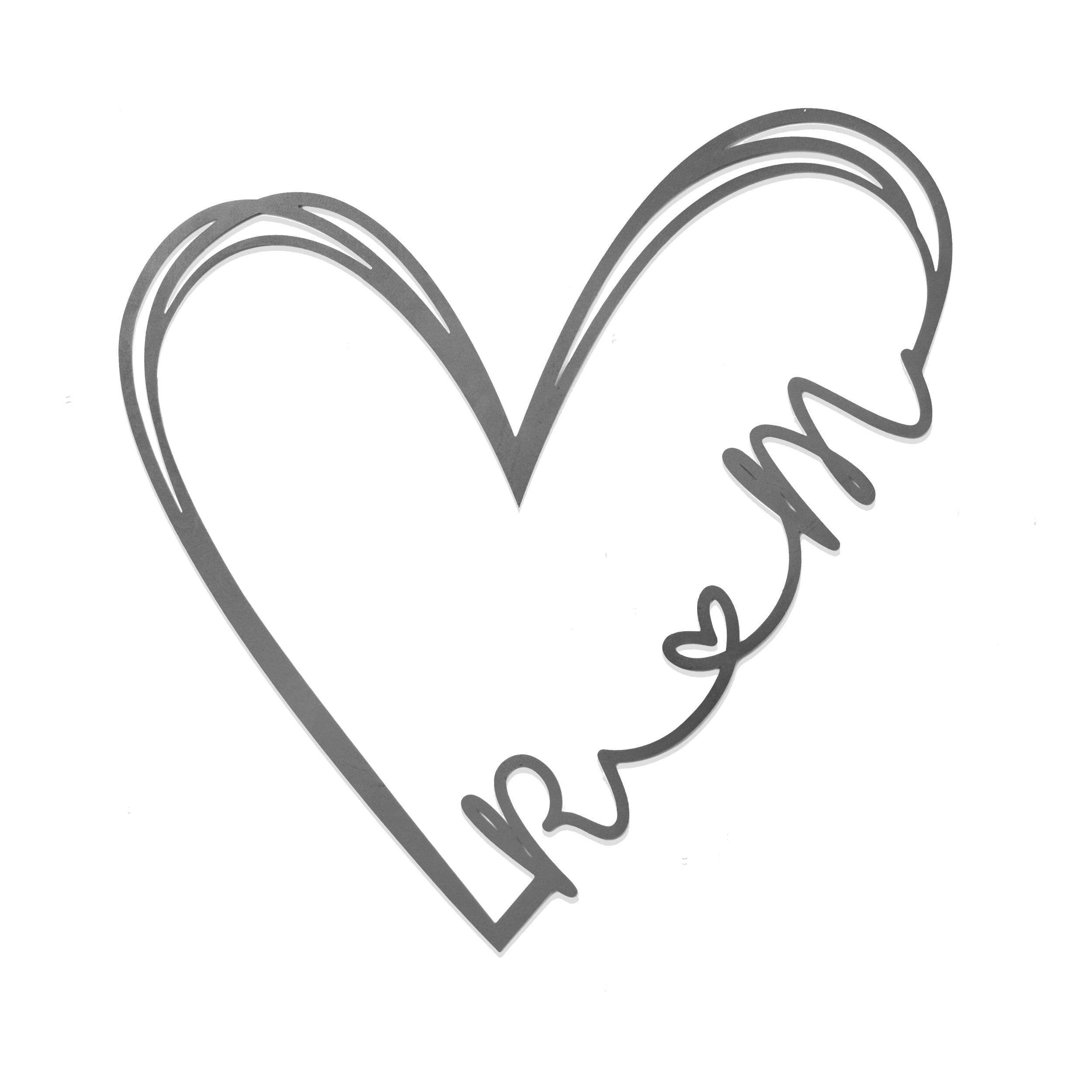 Custom Heart Wall Sign $28 at Brad's Deals