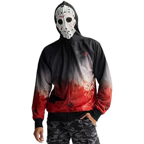 Jason Mask Zip Up Hoodie $18 at Brad's Deals
