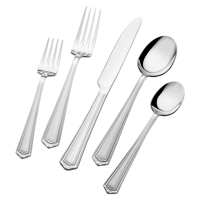 REFORUNG Set Piatti Bicchieri e Posate Capeggio Set di Stoviglie da