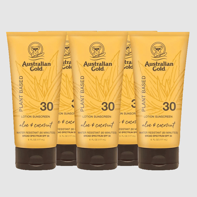 5pk Australian Gold Sunscreen $10 Shipped at Brad's Deals