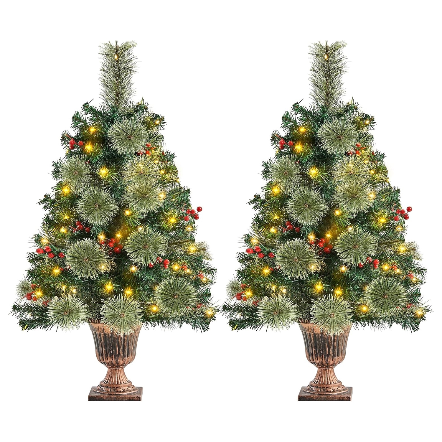 2pk 3' PreLit Christmas Trees 31 at Brad's Deals