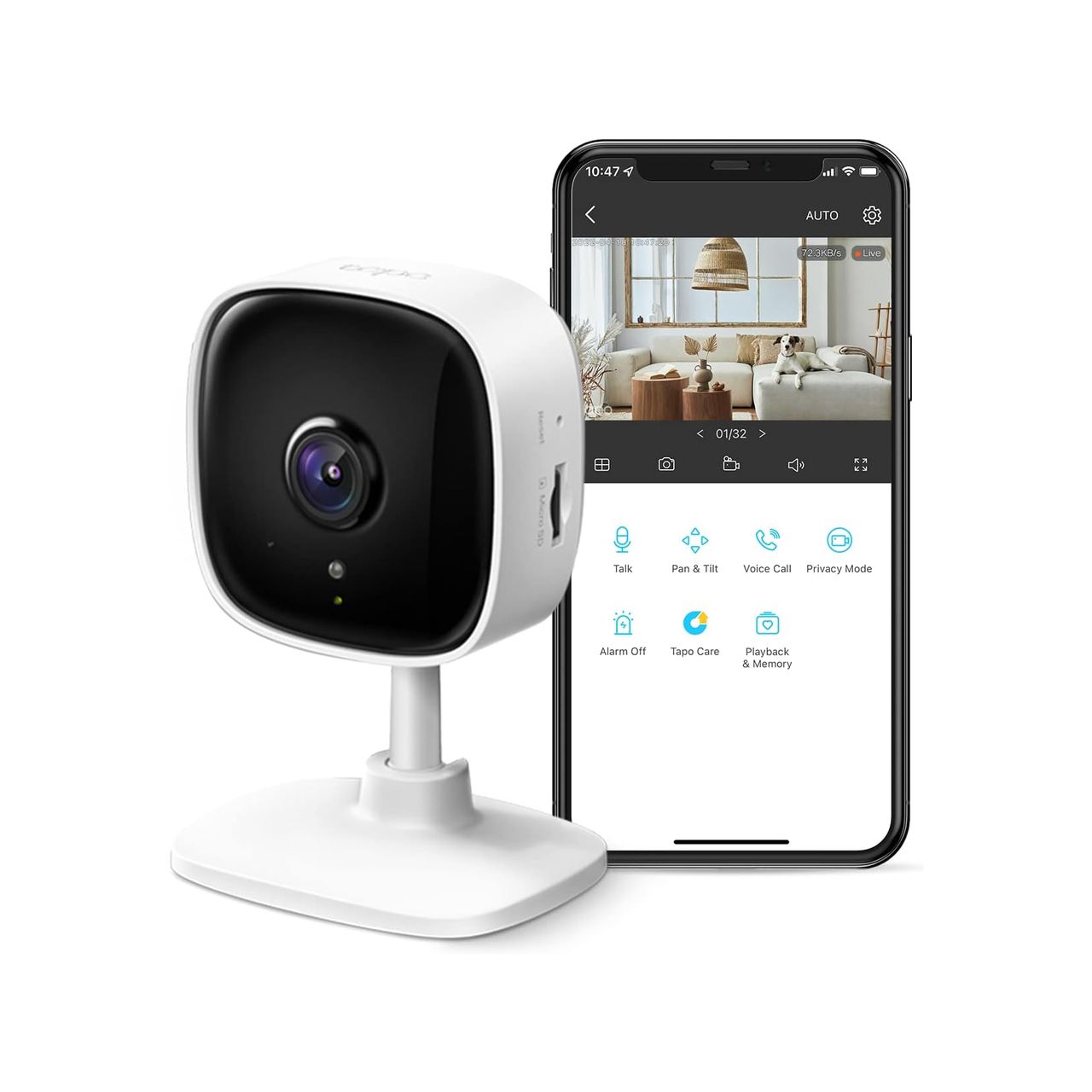 Tp Camera TP-Link Indoor Camera $15 with Prime at Brad's Deals