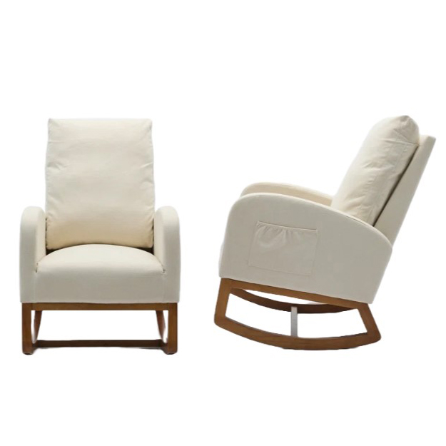 2pc Upholstered Rocking Chair Set $188 at Brad's Deals