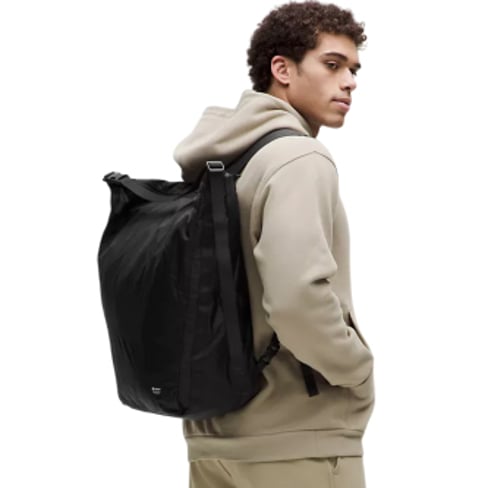 lululemon backpack tote Everywhere 22L Tech Canvas your equipments safe and secure Lululemon Packable Convertible Backpack Tote