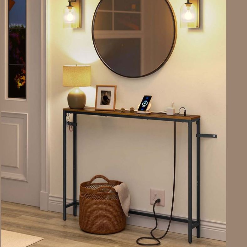 Console Table with Power $42 at Brad's Deals
