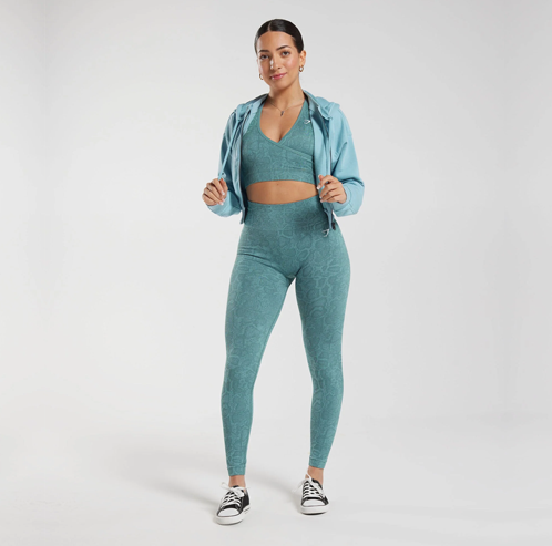 women in green workout clothes