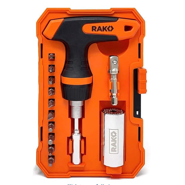 Mini Rak Tools 15pc RAK Socket Tool Kit $14 at Brad's Deals