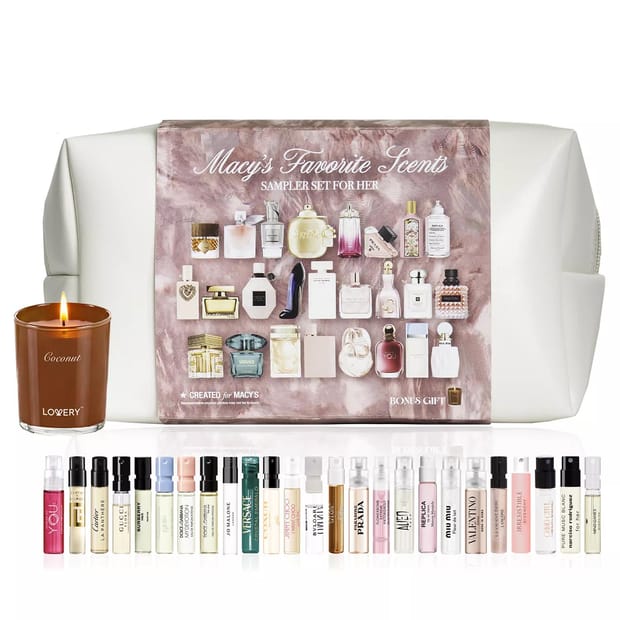 26pc Macy's Fragrance Sampler $27