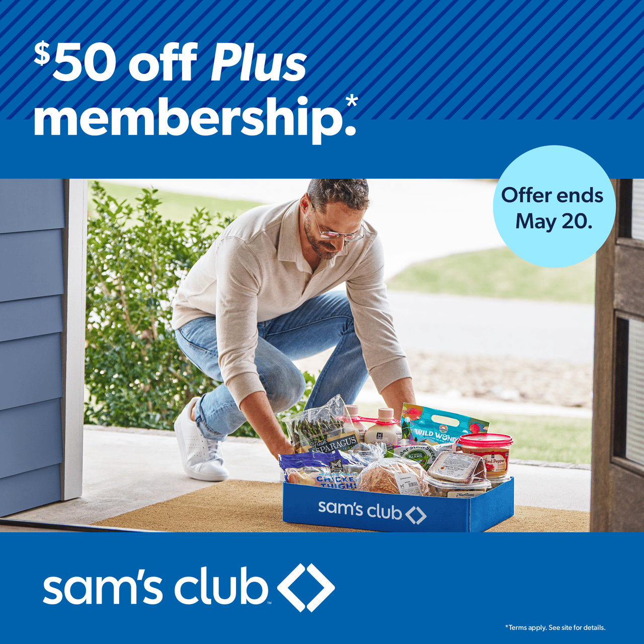 Sam's Club 1-Year Membership $20 at Brad's Deals