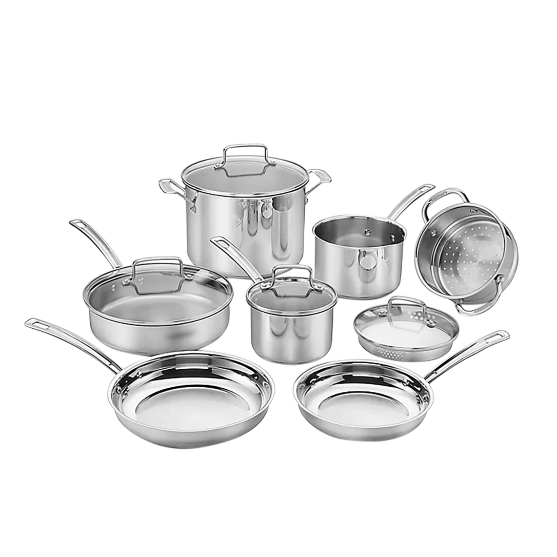 11pc Cuisinart Stainless Cook Set $90 at Brad's Deals