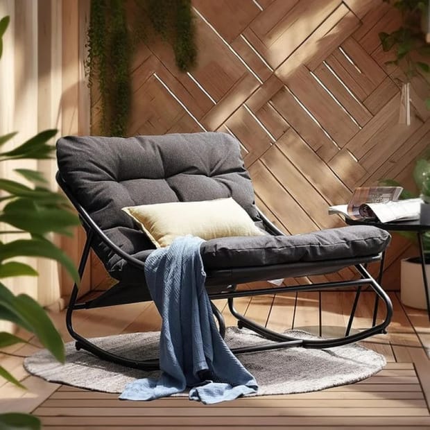 Cushioned Rocking Chair $122 at Brad's Deals