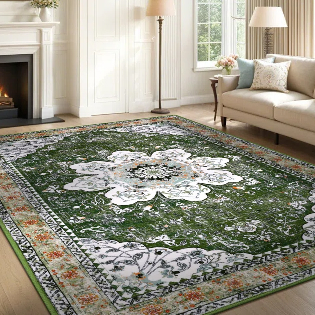5' x 8' Machine-Washable Area Rug $40 at Brad's Deals