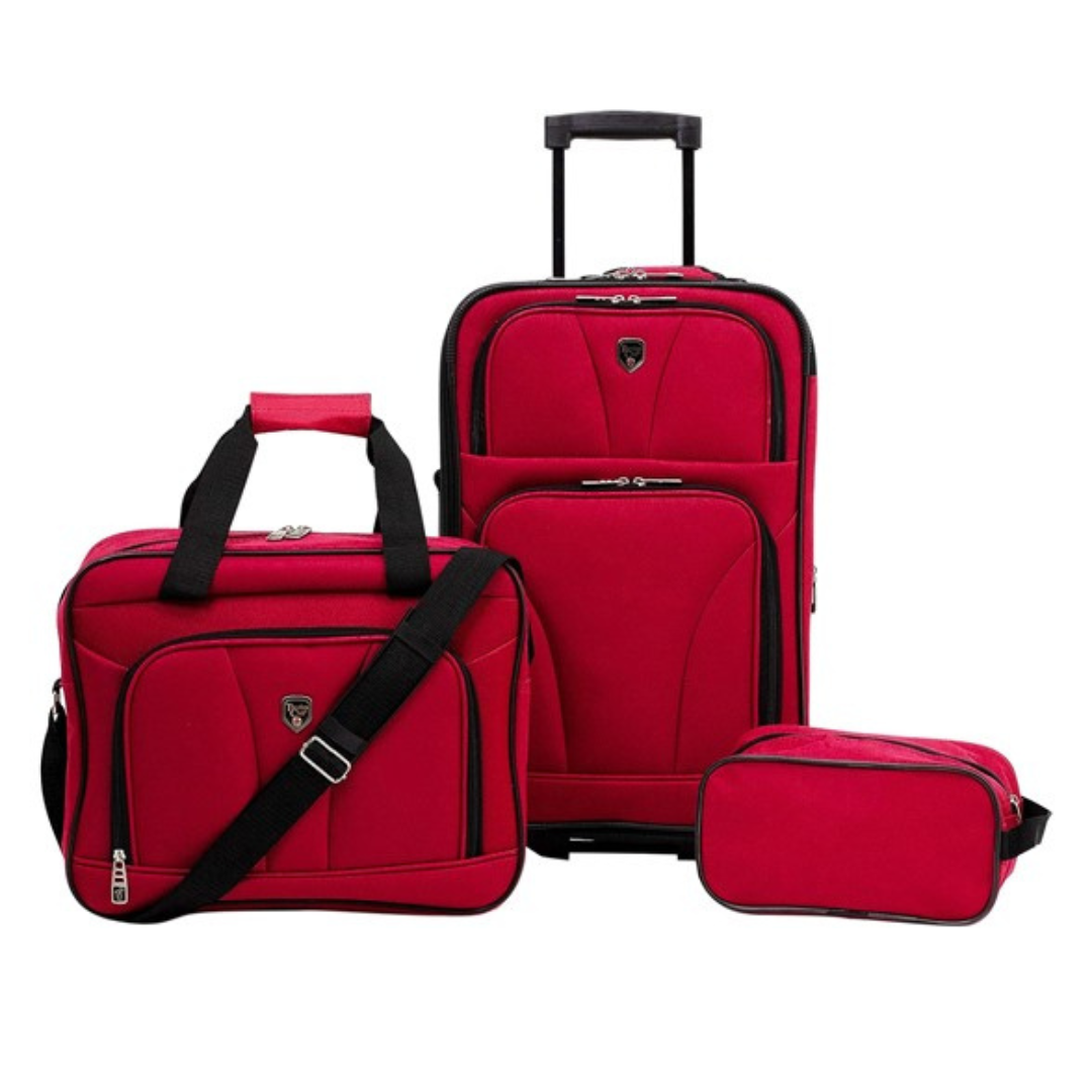 3-Piece Expandable Luggage Set $36 at Brad's Deals