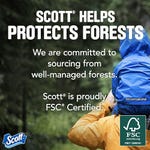 Scott promotes forest protection through commitment to sourcing from well-managed forests, highlighted by their FSC certification.