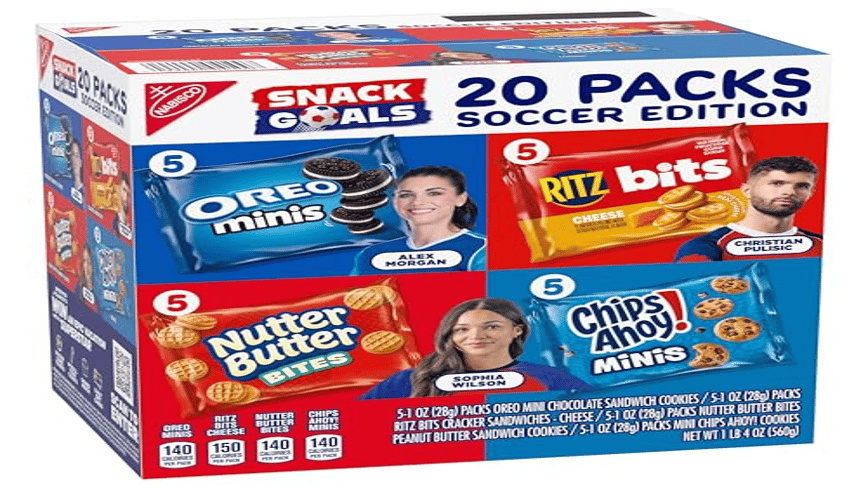 20ct Nabisco Snack Variety Pack $8 at Brad's Deals