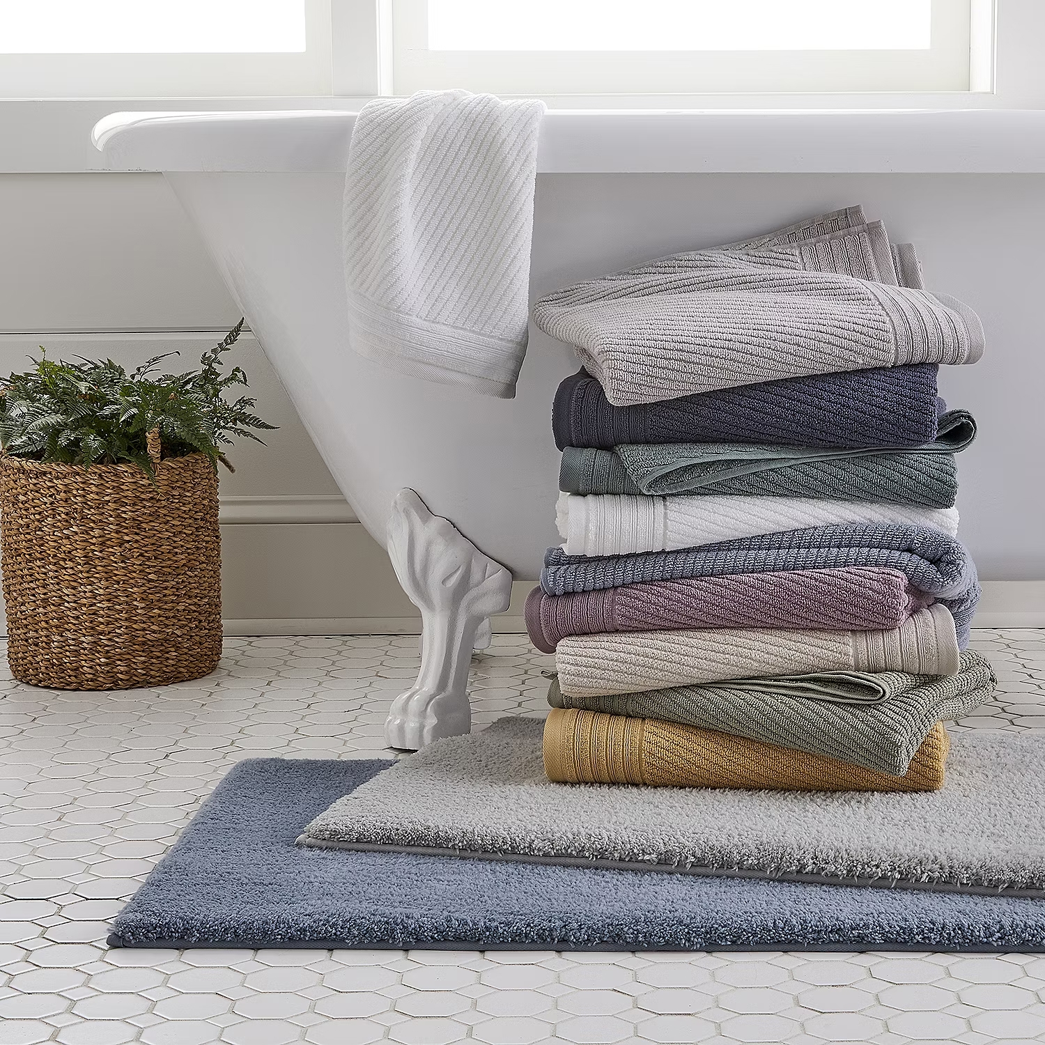 FadeResistant Washable Bath Rugs 9