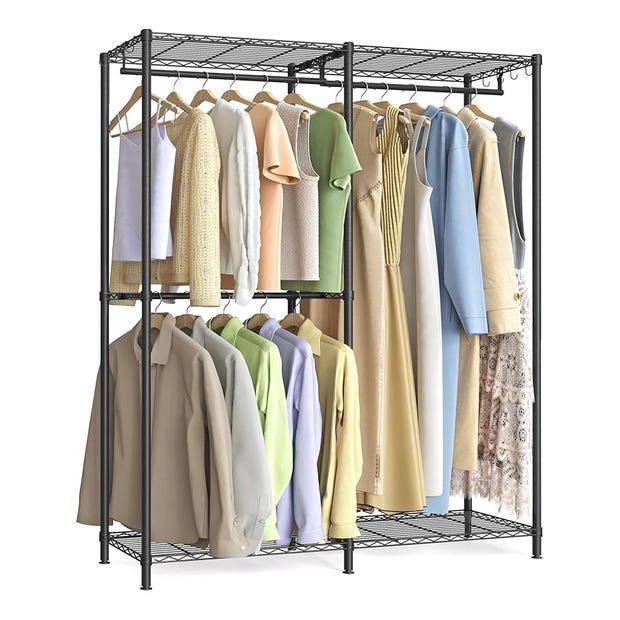 Adjustable Clothing Rack $58 at Brad's Deals