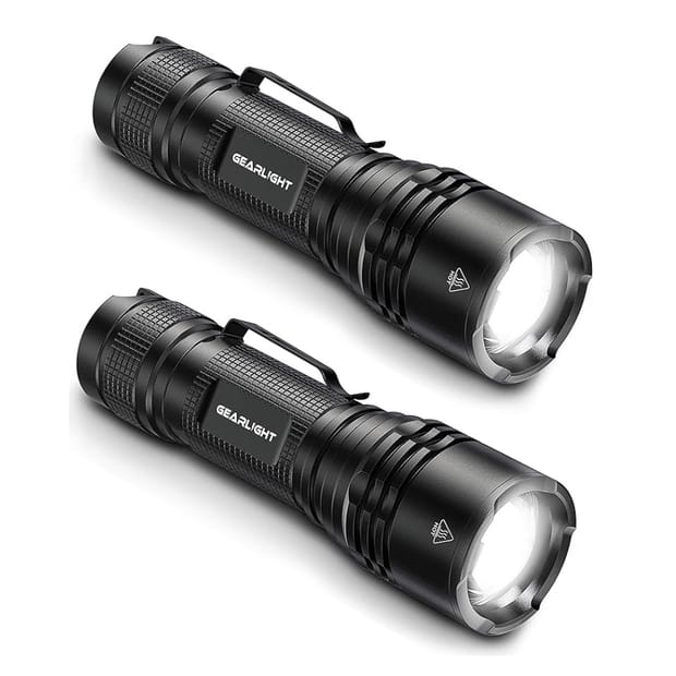 2pk Tactical LED Flashlights $11 at Brad's Deals