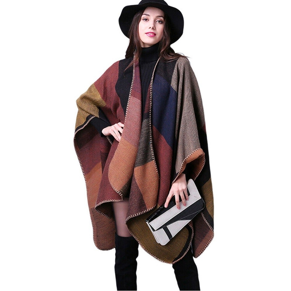 Reversible Oversized Shawl 19 at Brad's Deals