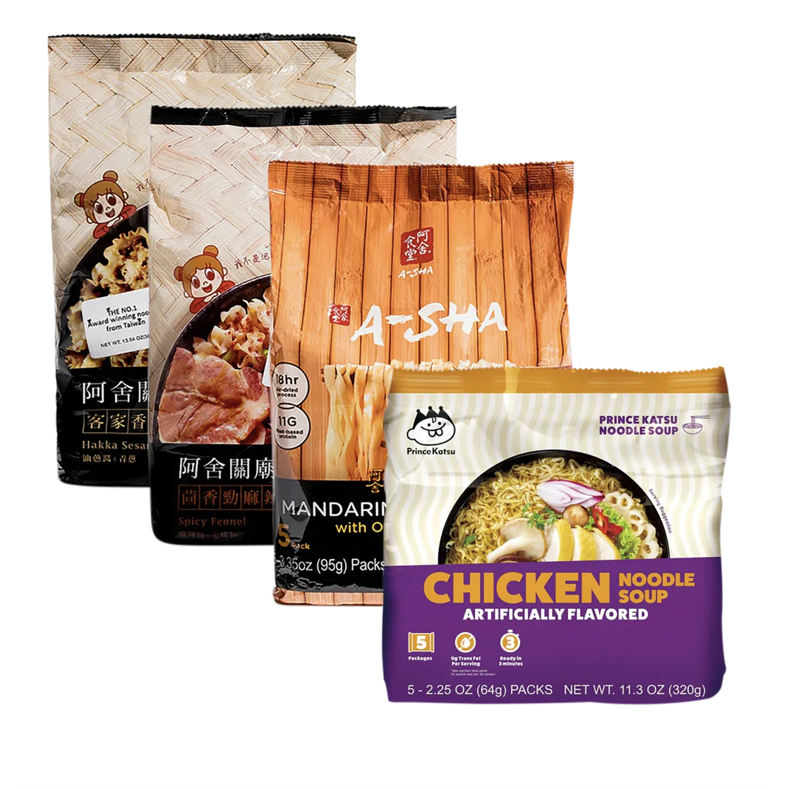 18pk A-Sha Ramen Variety Pack $12 at Brad's Deals