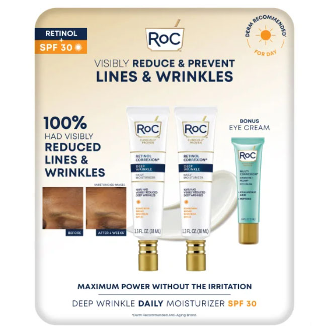 Roc Retinol Moisturizer Value Pack $27 at Brad's Deals