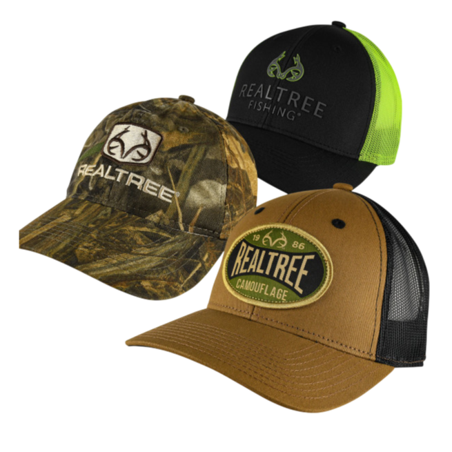 3pk Realtree Caps $13 at Brad's Deals