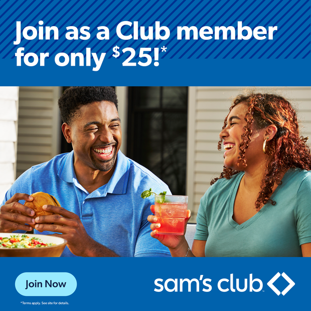 Sam's Club 1-Year Membership $25 at Brad's Deals
