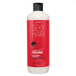 SEXYHAIR Volumizing Shampoo, labeled \“I Want Volume,\“ with guava and starfruit scent.