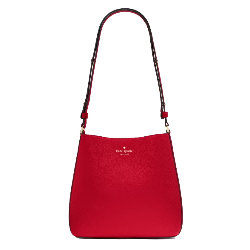 Kate Spade Red Pebbled Leather Shoulder deals Bag